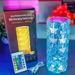 آباژور کریستالی استوانه ای4