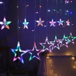 آویز نوری ستاره مولتی کالری5