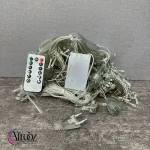 آویز پرده ای سوزنی بنفش3