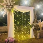 آویز پرده ای سوزنی ساده9