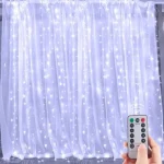 آویز پرده ای سوزنی مهتابی