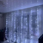 آویز پرده ای سوزنی مهتابی0