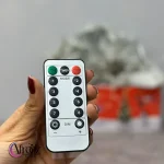 آویز پرده ای سوزنی مهتابی9