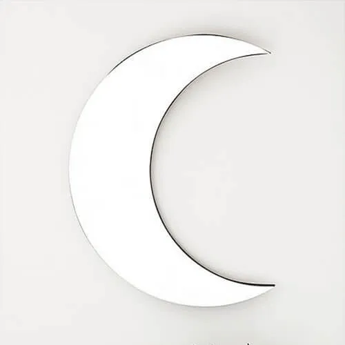 آیینه چسبی ماه بزرگ