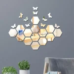 آیینه چسبی پروانه کوچک2