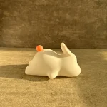 خرگوش خوابالوی سیلیکونی لمسی3