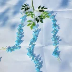 دسته گل سه دسته ای ویستریا آبی1
