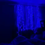 ریسه سوزنی سیم شفاف آبی0