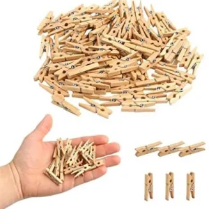 گیره عکس چوبی ساده0