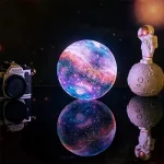 آباژور ماه اسپیکردار شارژی