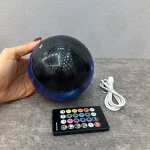 آباژور ماه اسپیکردار شارژی2